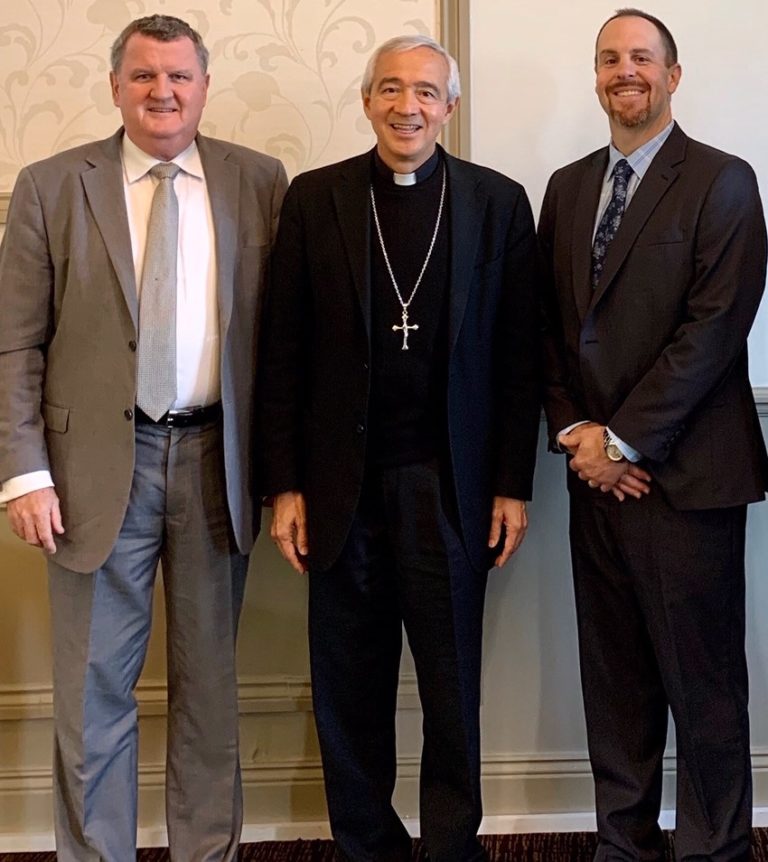 Gerard O'Connor, AB Patron Wong, and David Shellenberger, Oct 2019