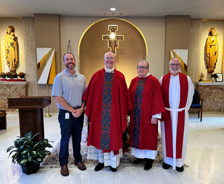David, Bishop, Deacon Dan, Fr. Dave PNG