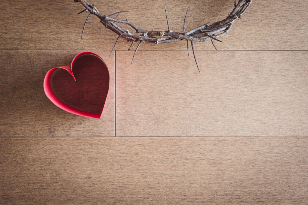 Crown Of Thorns And Heart