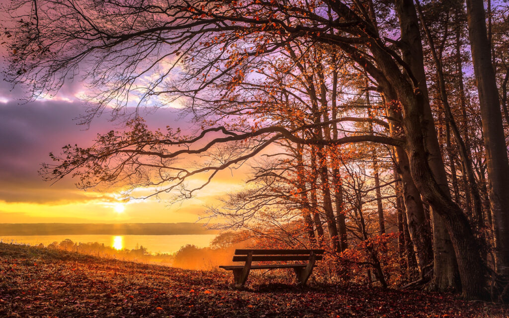 The Ammersee In Bavaria Germany